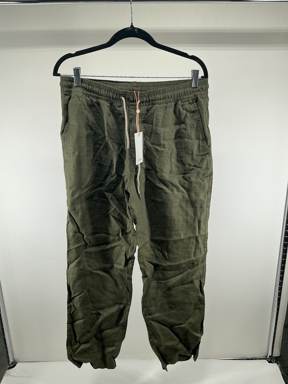 100% European Linen Drawstring Beach Pants - 30"